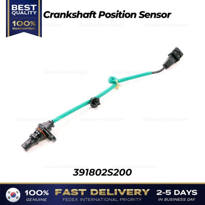 Genuine Crankshaft Position Sensor 391802S200 for Hyundai Santa Cruz Sonata