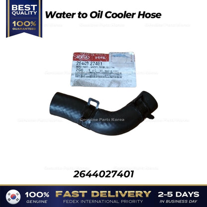 Genuine Water to Oil Cooler Hose 2644027401 for Hyundai Santa Fe Tucson