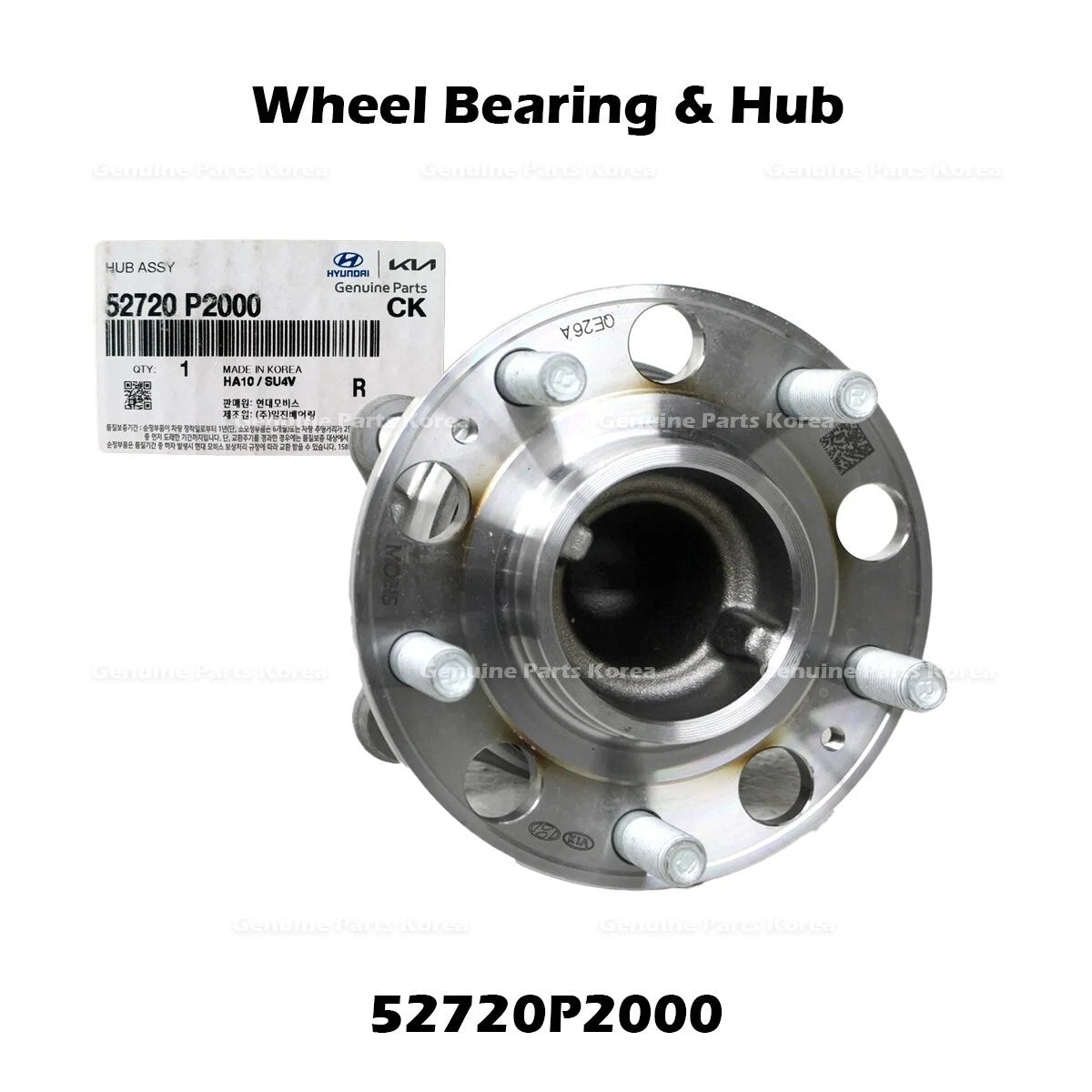 ⭐Genuine⭐ Wheel Bearing & Hub 52720P2000 for Hyundai Ioniq Santa Fe Kia Sorento