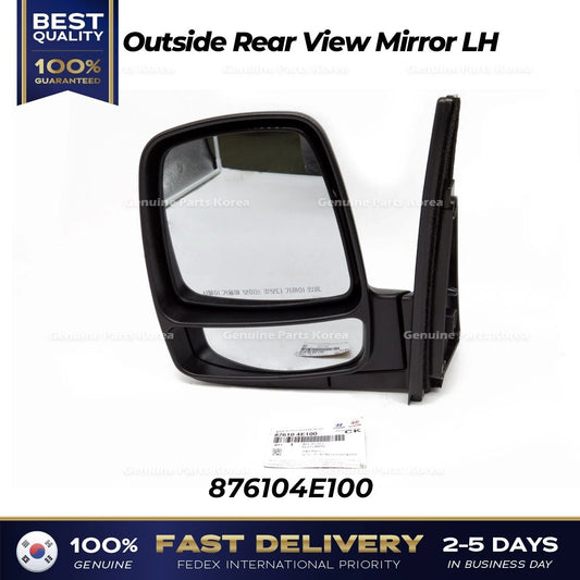⭐Genuine⭐ Outside Rear View Mirror LH 876104E100 for Kia Bongo III