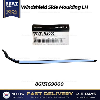 Genuine Windshield Side Moulding LH 86131G9000 for Hyundai Genesis G70