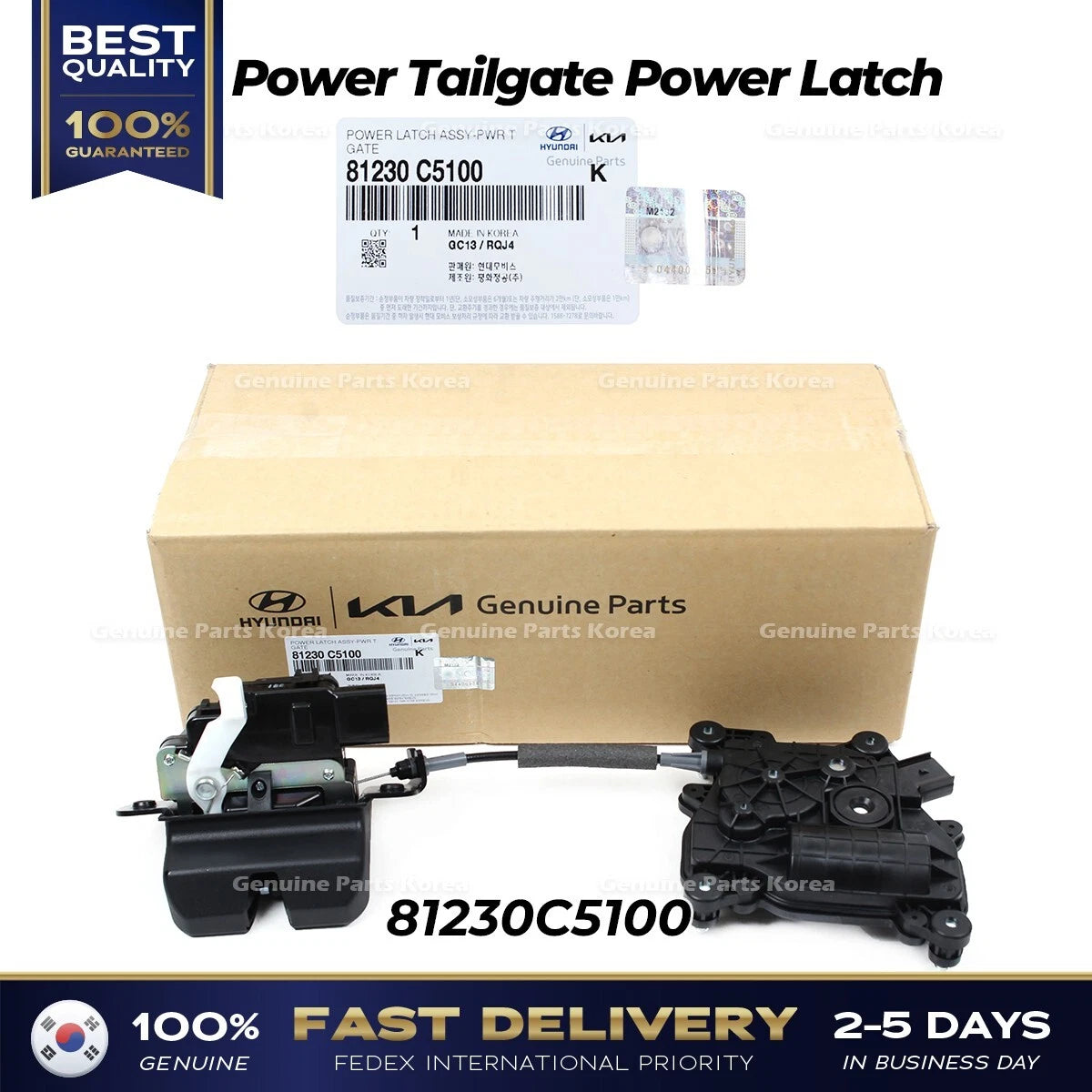 ⭐Genuine⭐ Power Tailgate Power Latch 81230C5100 for Kia Sorento