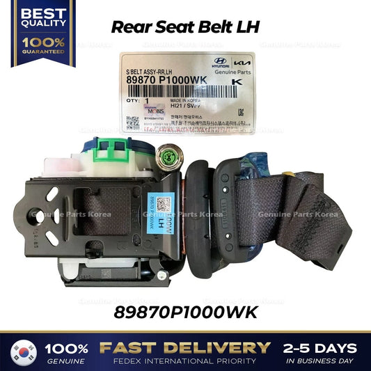 ⭐Genuine⭐ Rear Seat Belt LH 89870P1000WK for Kia Sportage