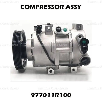 Genuine A/C Compressor 977011R100 for Hyundai Accent 12-17 Kia Rio 12-15