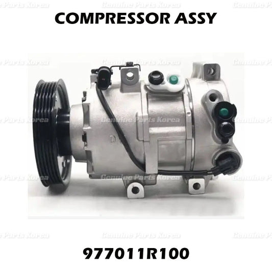 ⭐Genuine⭐ A/C Compressor 977011R100 for Hyundai Accent 12-17 Kia Rio 12-15