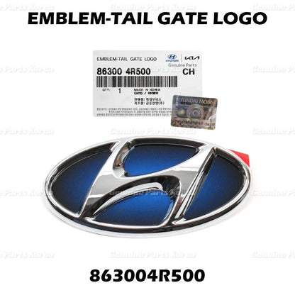 Genuine Rear Trunk Emblem 863004R500 for Hyundai Sonata Hybrid 2013 - 2015