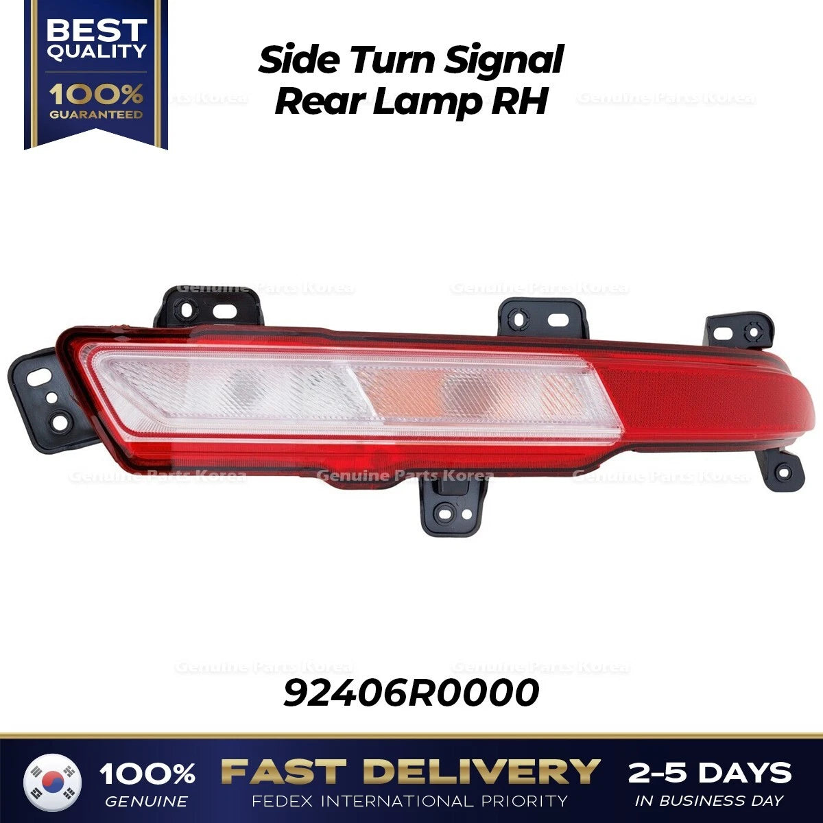 ⭐Genuine⭐ Side Turn Signal Rear Lamp RH 92406R0000 for Kia Carnival
