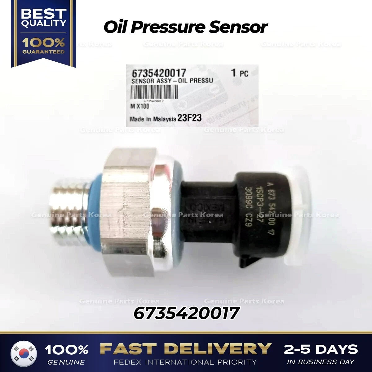 ⭐Genuine⭐ Oil Pressure Sensor 6735420017 for Ssangyong Tivoli Korando