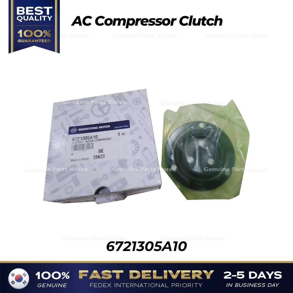 ⭐Genuine⭐ AC Compressor Clutch 6721305A10 for Ssangyong Rexton G4