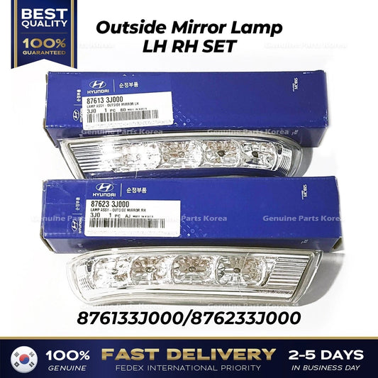⭐Genuine⭐ Outside Mirror Lamp LH RH SET for Hyundai Veracruz