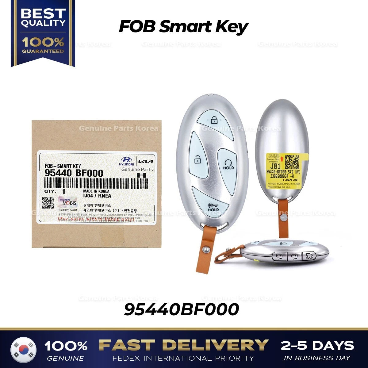 ⭐Genuine⭐ FOB Smart Key 95440BF000 for Hyundai Kona