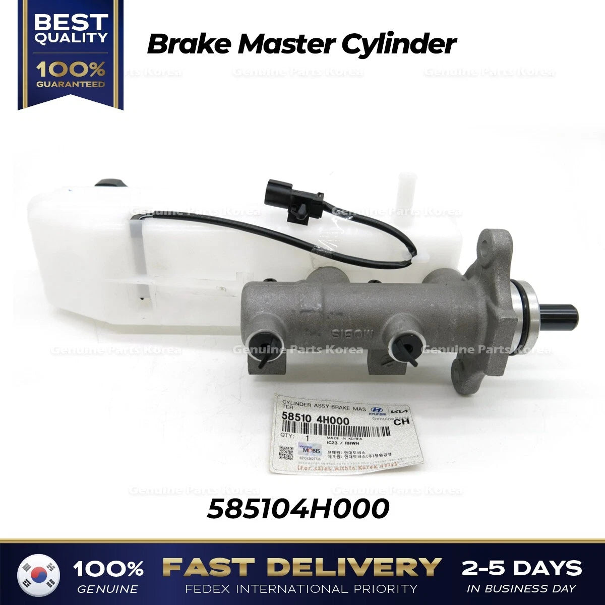 ⭐Genuine⭐ Brake Master Cylinder 585104H000 for Hyundai H1 Grand Starex