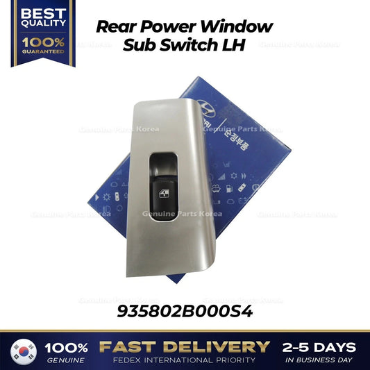 ⭐Genuine⭐ Rear Power Window Sub Switch LH 935802B000S4 for Hyundai Santa Fe