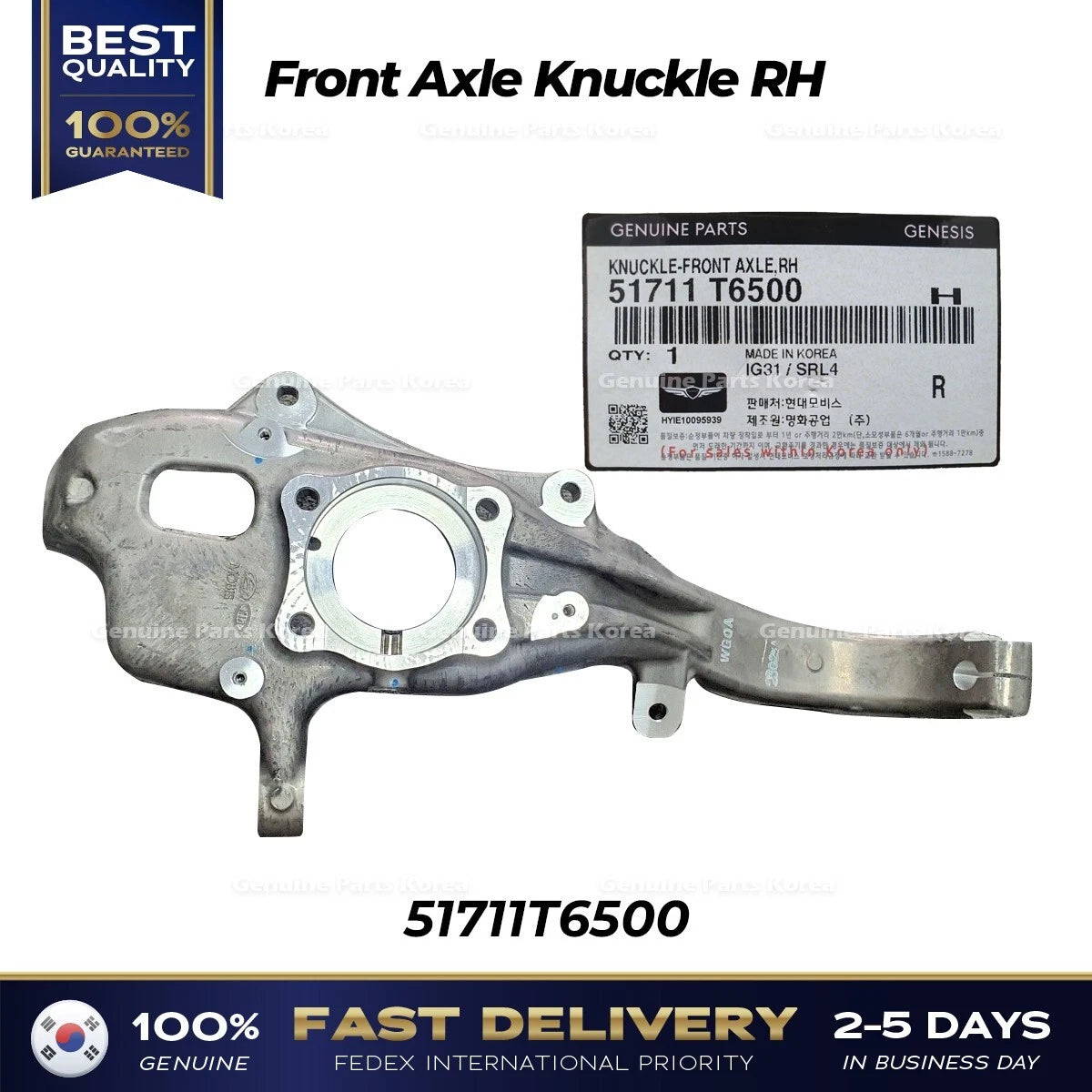 ⭐Genuine⭐ Front Axle Knuckle RH 51711T6500 for Hyundai Genesis GV80