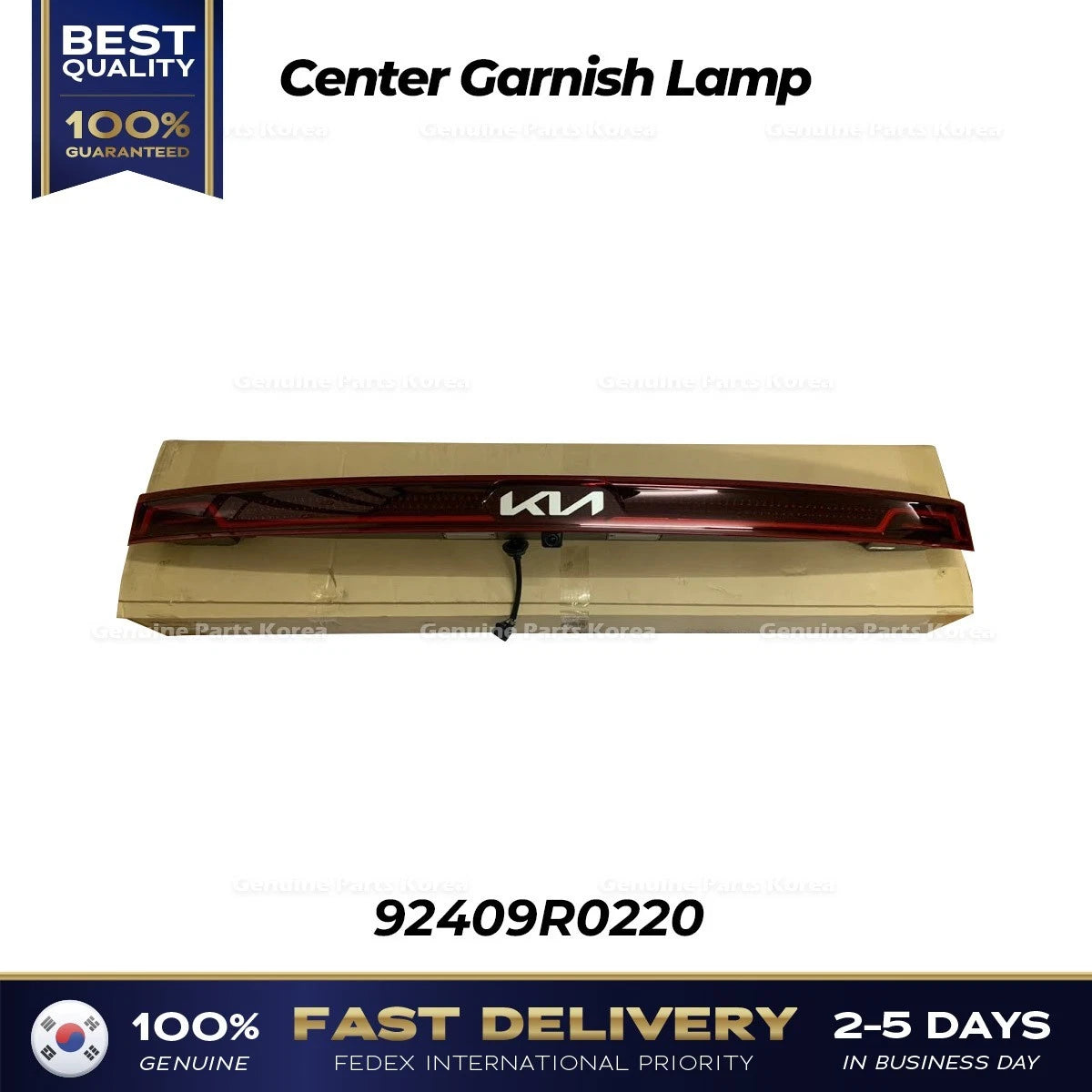 ⭐Genuine⭐ Center Garnish Lamp 92409R0220 for Kia Carnival