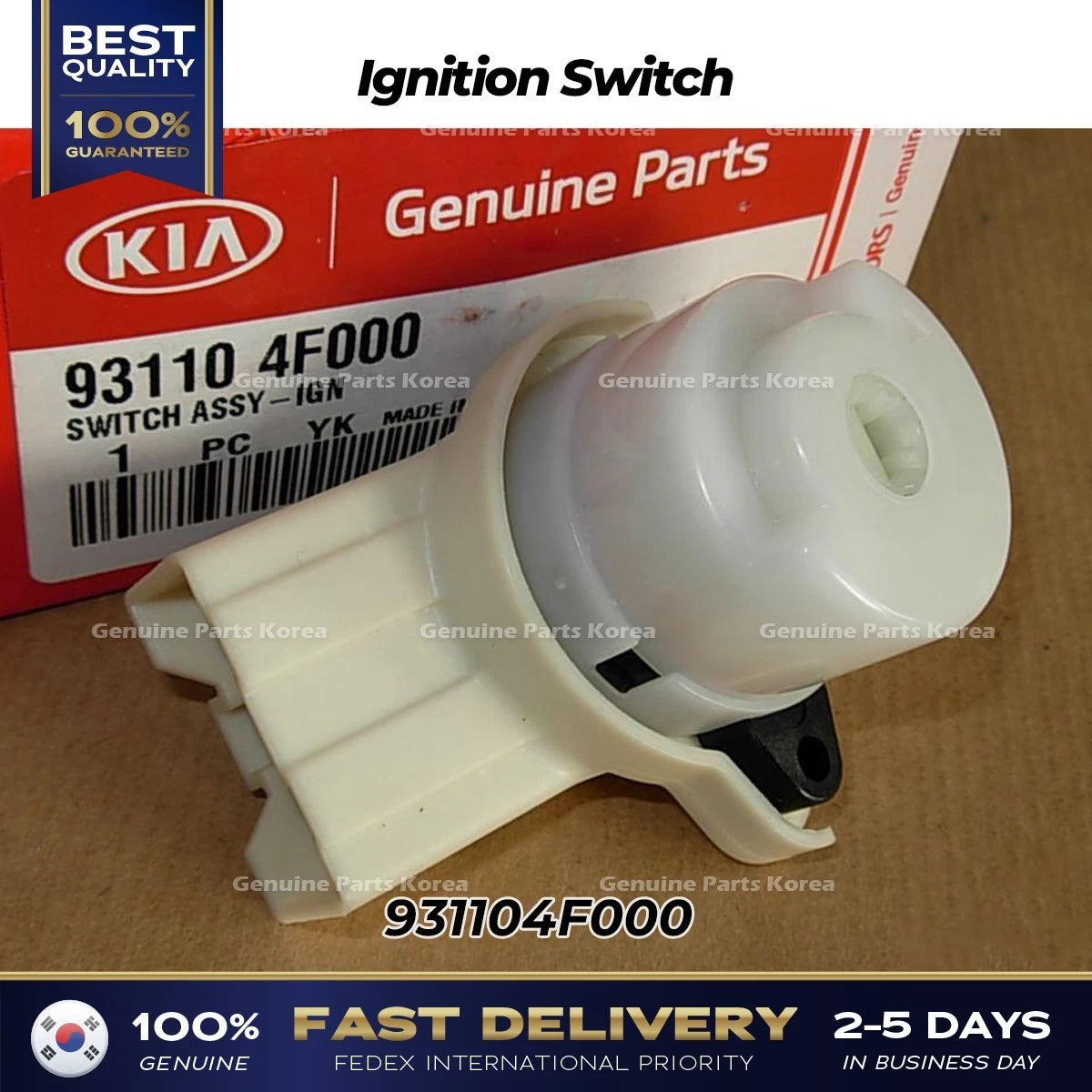 Genuine Ignition Switch 931104F000 for Hyundai H100 Porter II