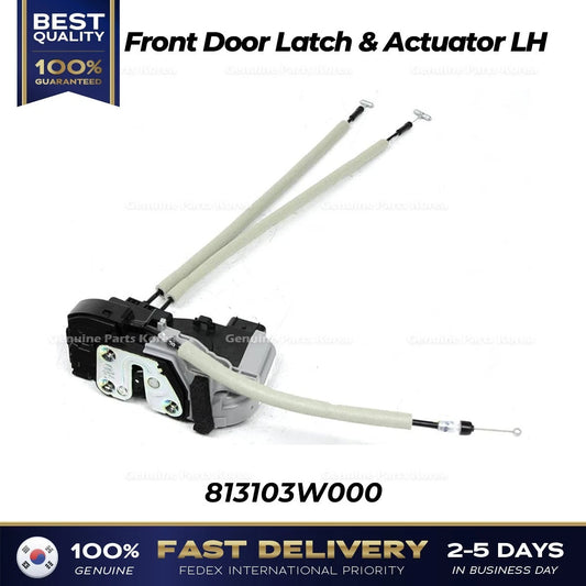 ⭐Genuine⭐ Front Door Latch & Actuator LH 813103W000 for Kia Sportage
