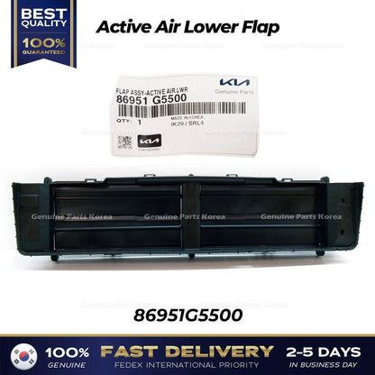 Genuine Active Air Lower Flap 86951G5500 for Kia Niro Hybrid