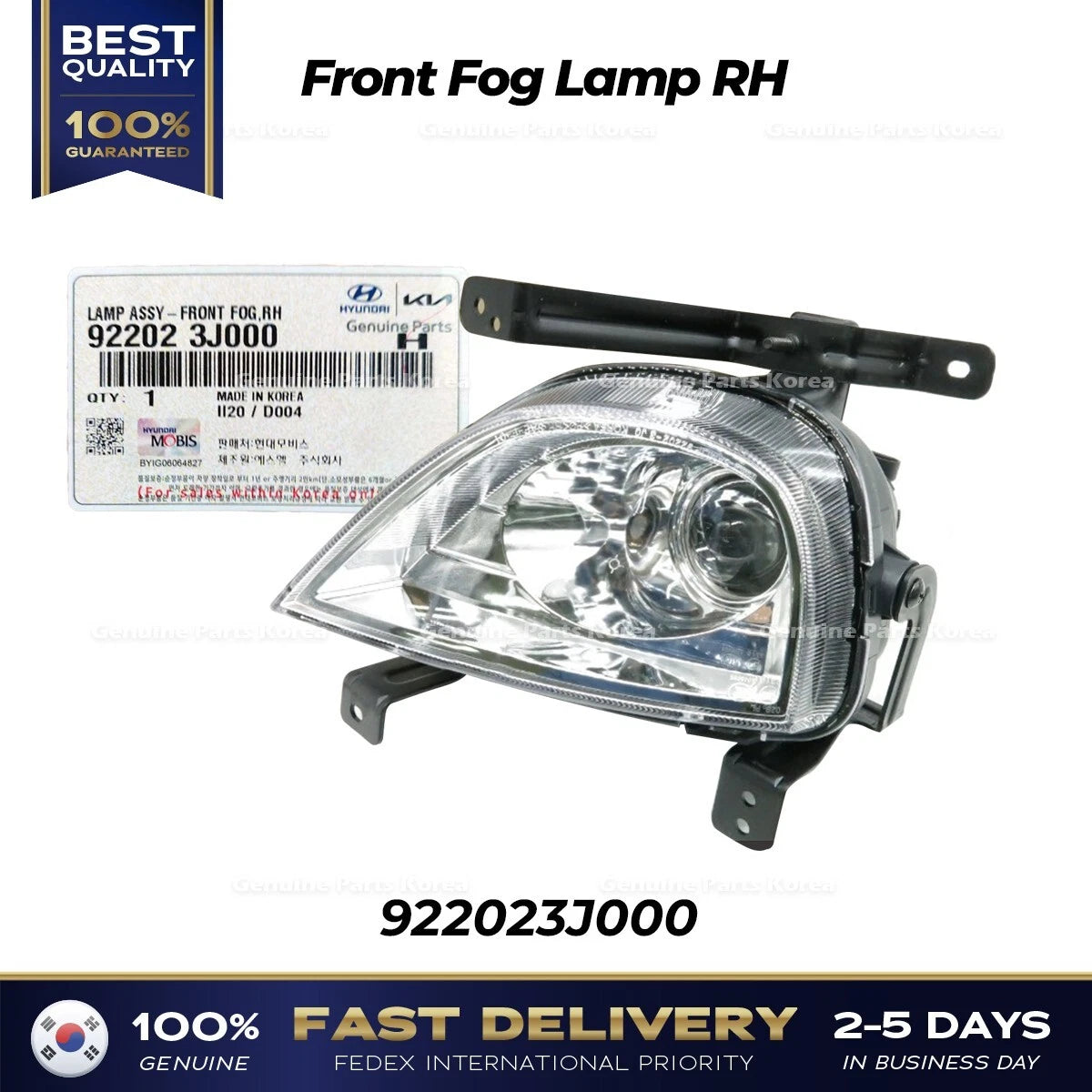 ⭐Genuine⭐ Front Fog Lamp RH 922023J000 for Hyundai Veracruz