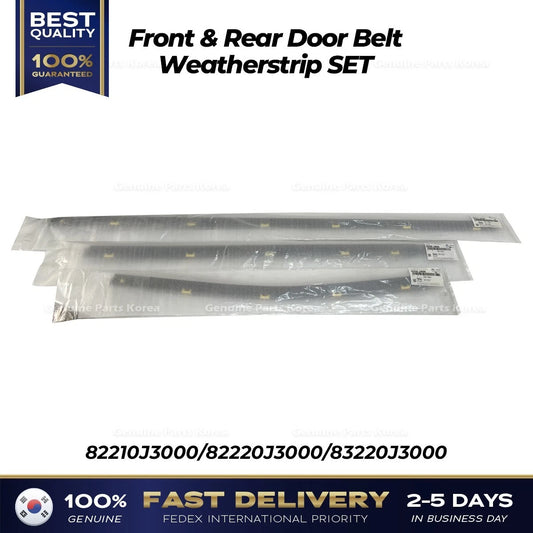 ⭐Genuine⭐ Front & Rear Door Belt Weatherstrip SET for Hyundai Veloster
