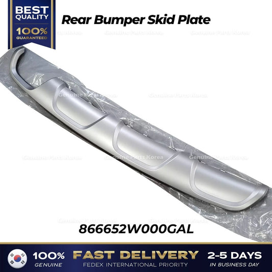 ⭐Genuine⭐ Rear Bumper Skid Plate 866652W000GAL for Hyundai Santa Fe