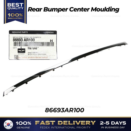 ⭐Genuine⭐ Rear Bumper Center Moulding 86693AR100 for Hyundai Genesis GV70