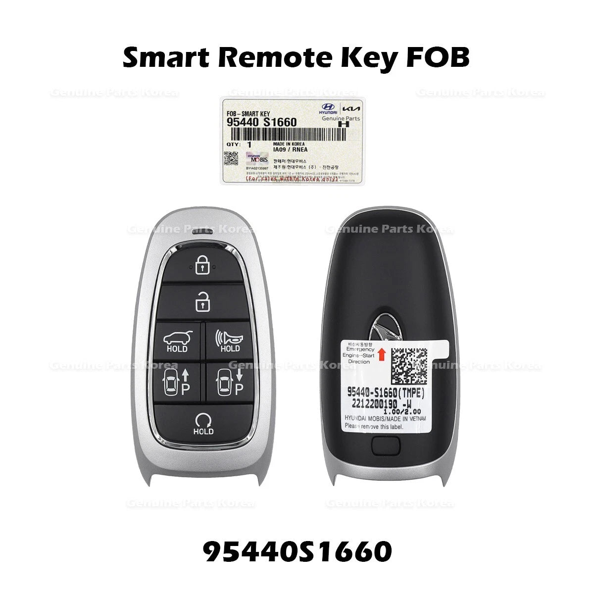 ⭐Genuine⭐ Smart Remote Key FOB 95440S1660 for Hyundai Santa Fe