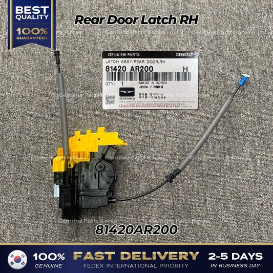 ⭐Genuine⭐ Rear Door Latch RH 81420AR200 for Hyundai Genesis Electrified GV70