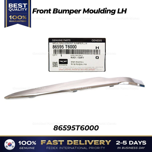 ⭐Genuine⭐ Front Bumper Moulding LH 86595T6000 for Hyundai Genesis GV80