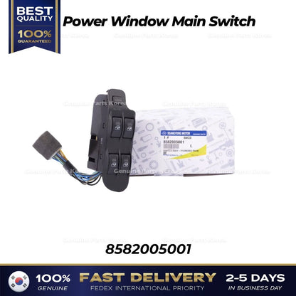 Genuine Power Window Main Switch 8582005001 for Ssangyong Musso