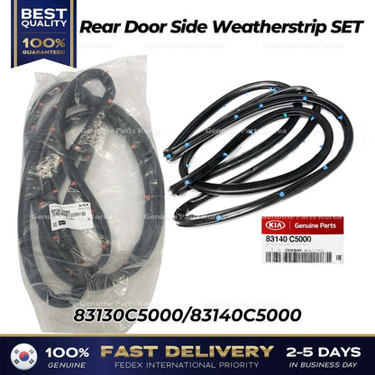 Genuine Rear Door Side Weatherstrip SET for Kia Sorento