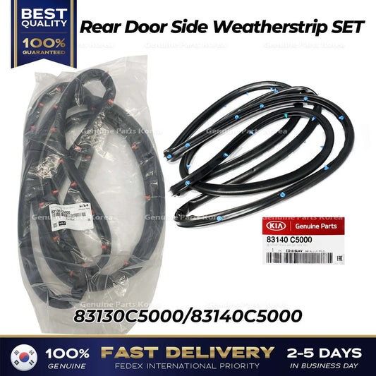⭐Genuine⭐ Rear Door Side Weatherstrip SET for Kia Sorento