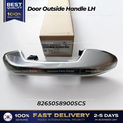 Genuine Door Outside Handle LH 82650S8900SCS for Hyundai Palisade