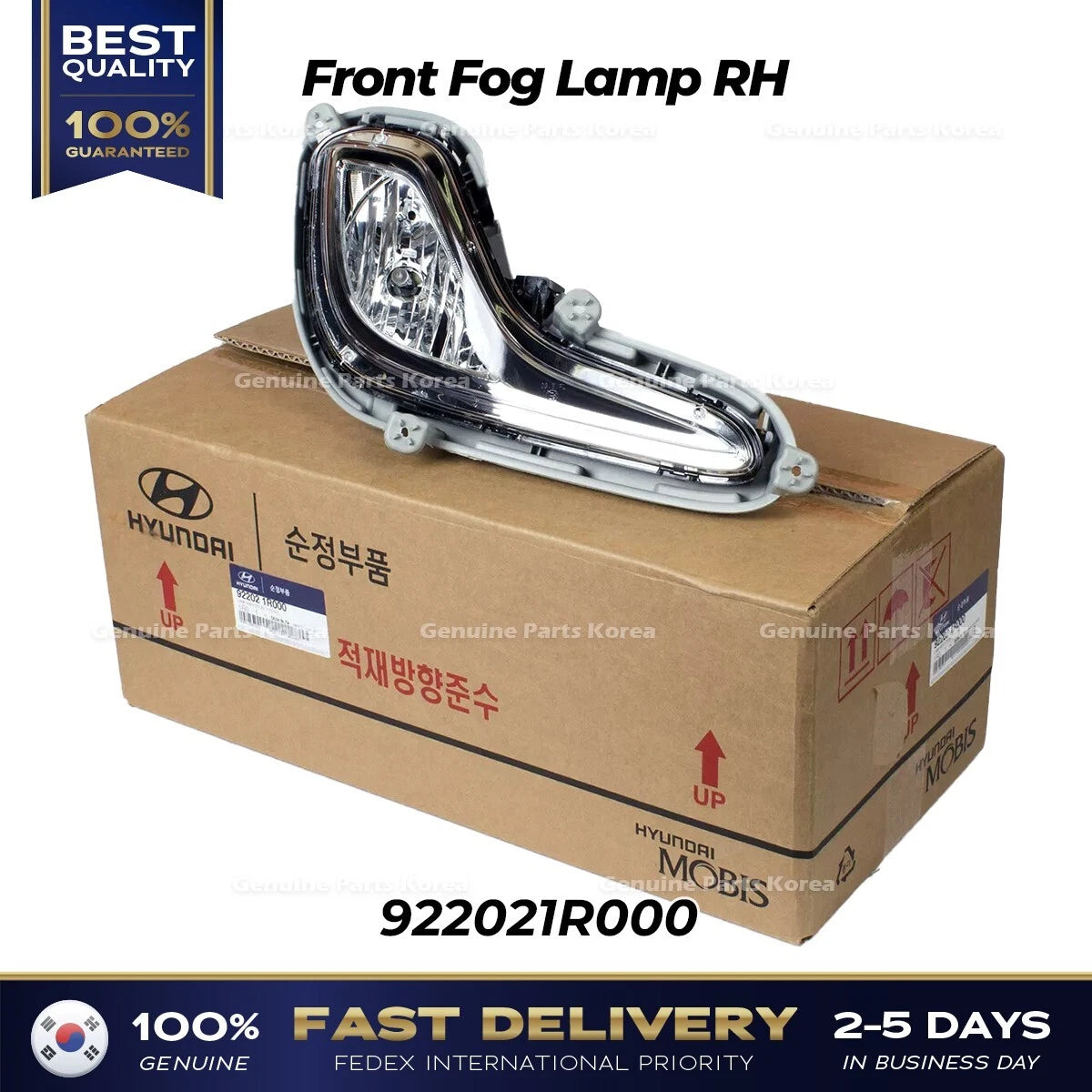 ⭐Genuine⭐ Front Fog Lamp RH 922021R000 for Hyundai Accent