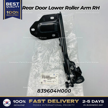 Genuine Rear Door Lower Roller Arm RH 839604H000 for Hyundai H1 Grand Starex