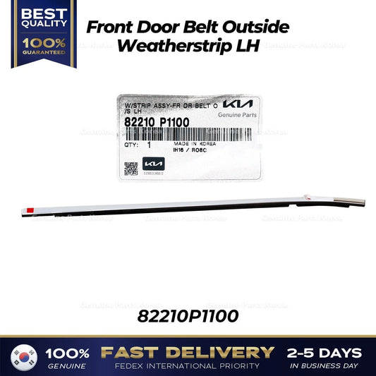 ⭐Genuine⭐ Front Door Belt Outside Weatherstrip LH 82210P1100 for Kia Sportage