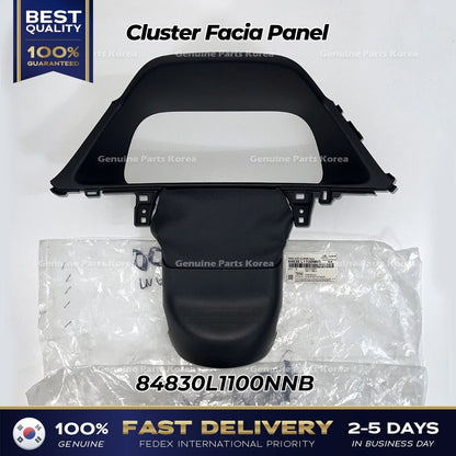 Genuine Cluster Facia Panel 84830L1100NNB for Hyundai Sonata