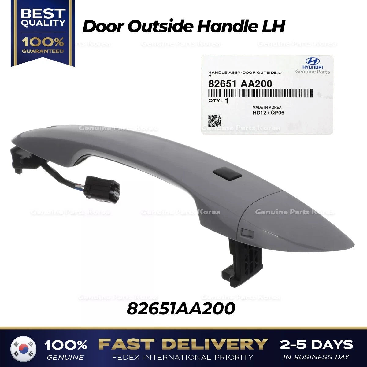 ⭐Genuine⭐ Door Outside Handle LH 82651AA200 for Hyundai Elantra
