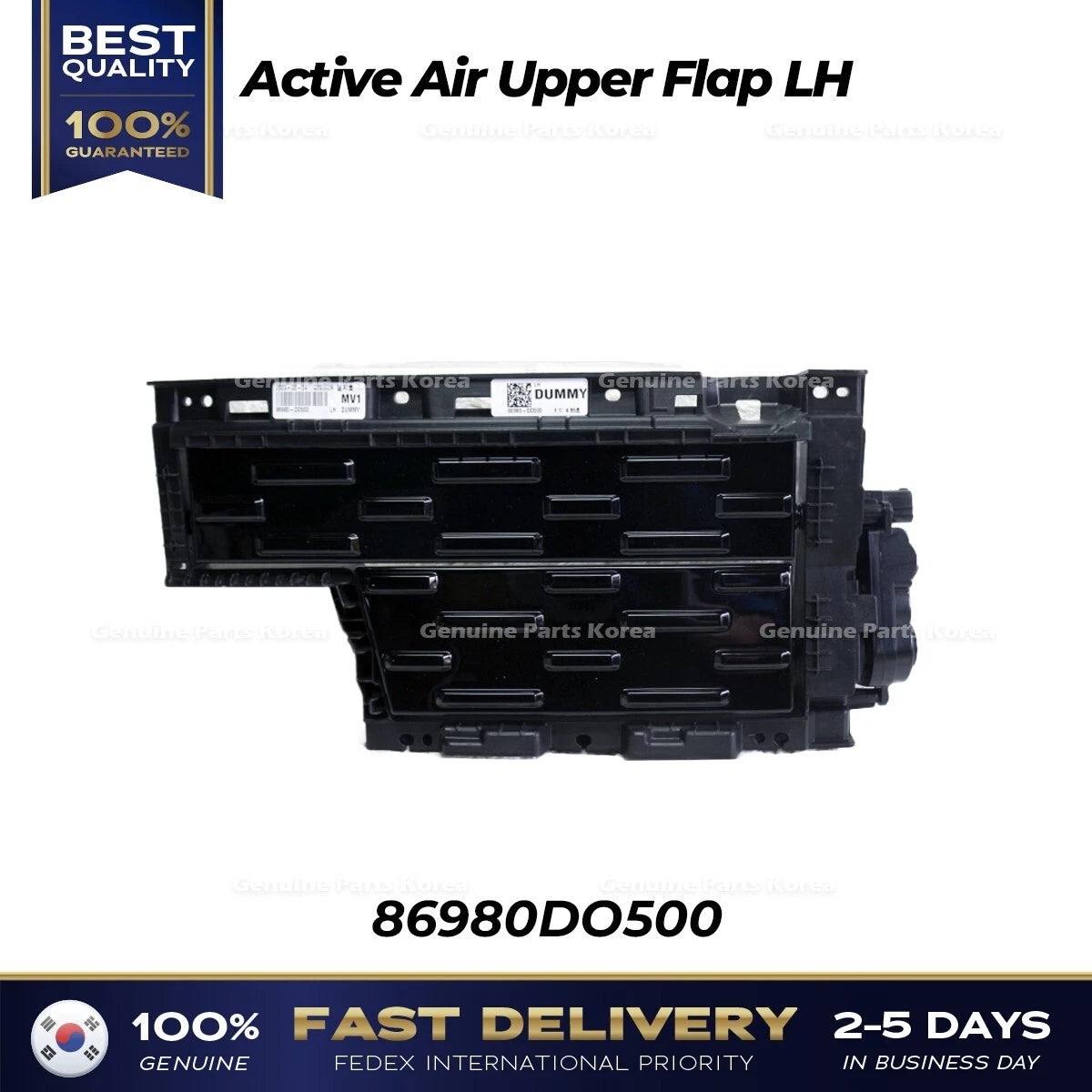 ⭐Genuine⭐ Active Air Upper Flap LH 86980DO500 for Kia EV9 GT