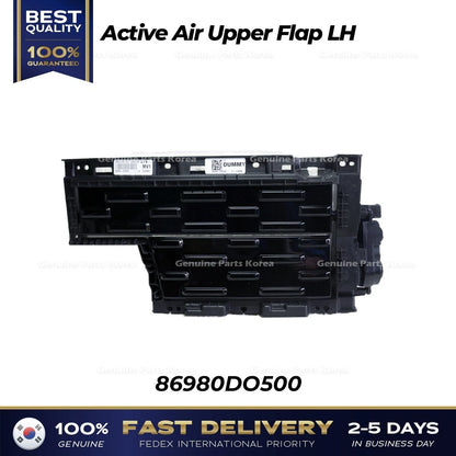 Genuine Active Air Upper Flap LH 86980DO500 for Kia EV9 GT