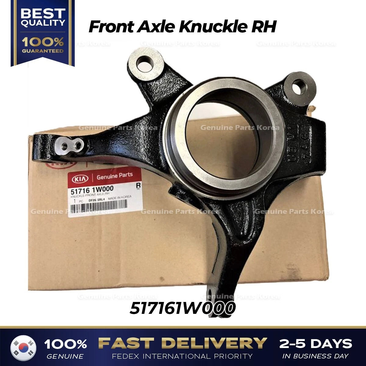 ⭐Genuine⭐ Front Axle Knuckle RH 517161W000 for Kia Rio