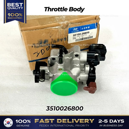 Genuine Throttle Body 3510026800 for Hyundai Elantra Kia Cerato