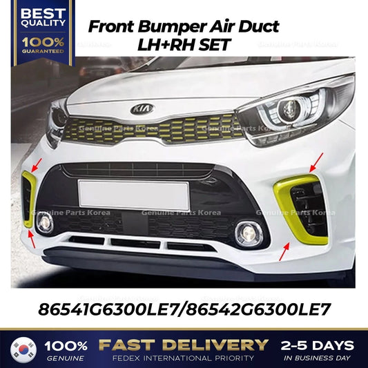 ⭐Genuine⭐ Front Bumper Air Duct LH RH SET for Kia Picanto (LE7)