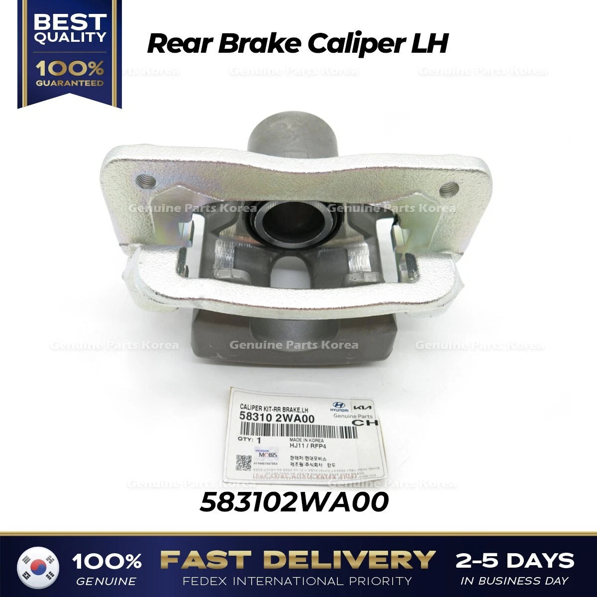 ⭐Genuine⭐ Rear Brake Caliper LH 583102WA00 for Hyundai Santa Fe Sport