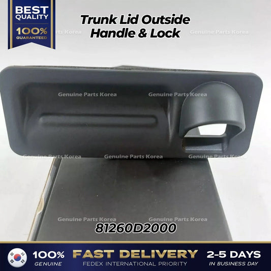 ⭐Genuine⭐ Trunk Lid Outside Handle & Lock 81260D2000 for Hyundai Genesis G90