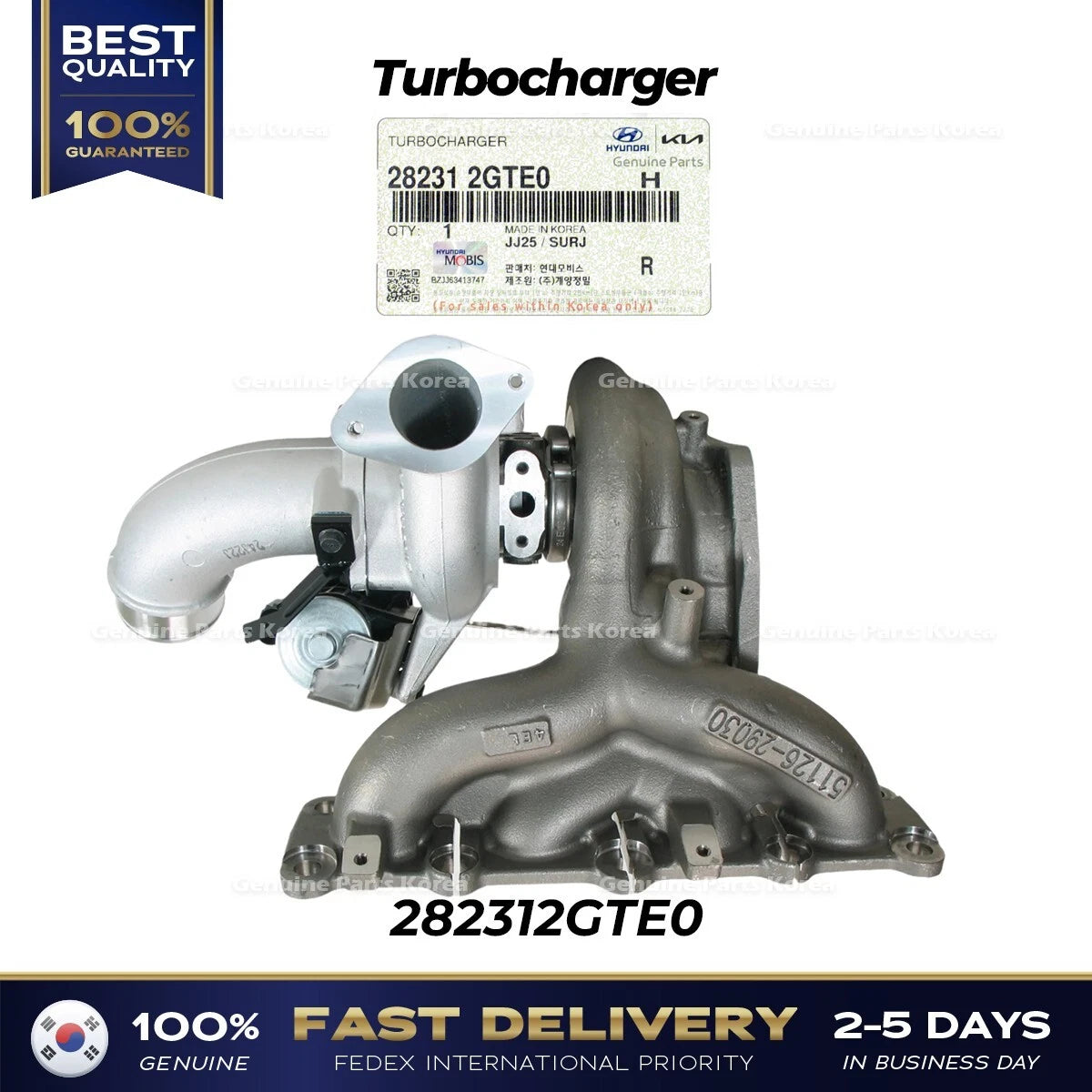 ⭐Genuine⭐ Turbocharger 282312GTE0 for Hyundai Elantra N Kona N