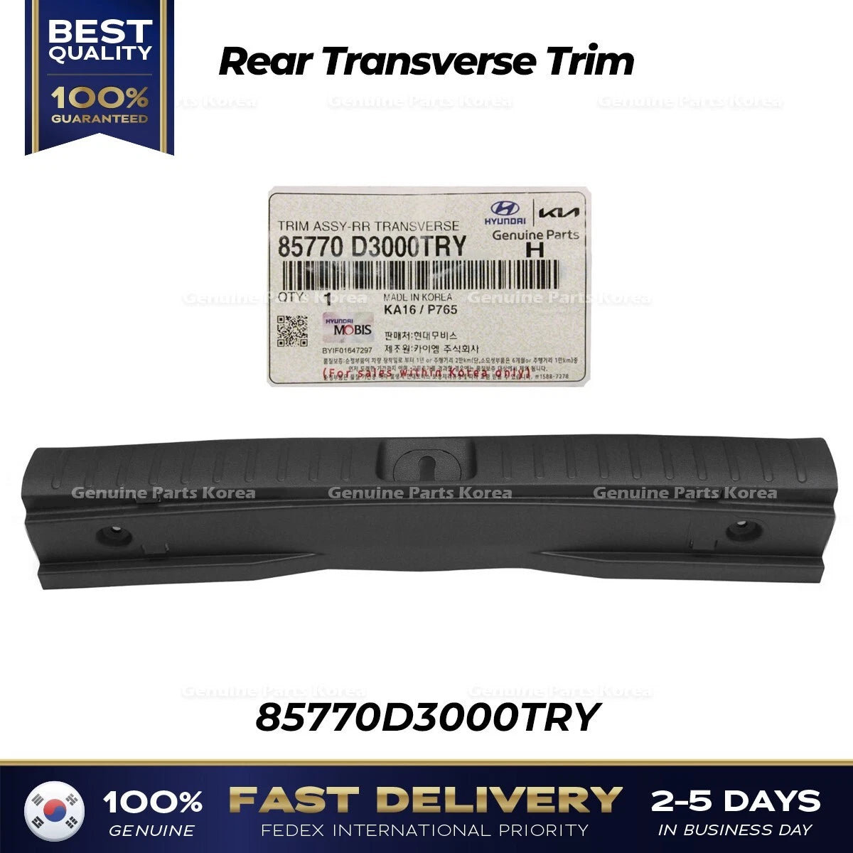 ⭐Genuine⭐ Rear Transverse Trim 85770D3000TRY for Hyundai Tucson