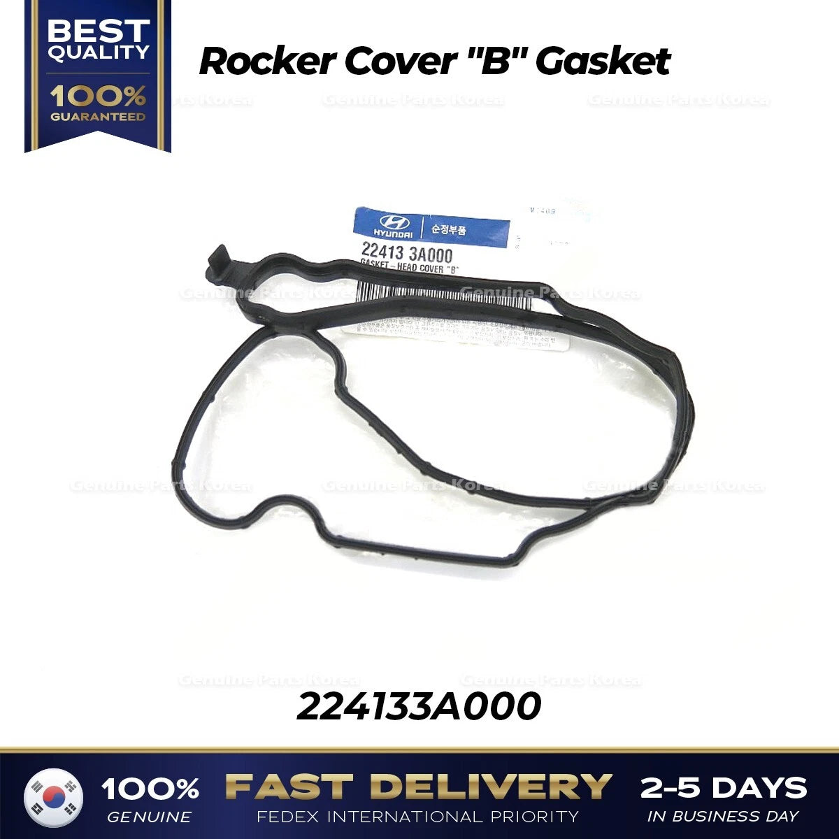 ⭐Genuine⭐ Rocker Cover "B" Gasket 224133A000 for Hyundai Veracruz