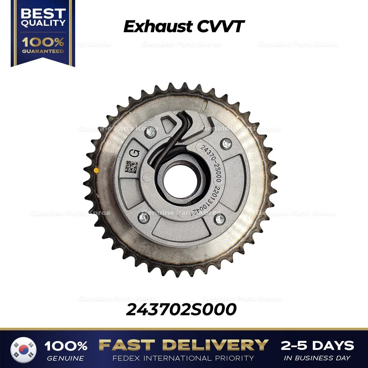 ⭐Genuine⭐ Exhaust CVVT 243702S000 for Hyundai Santa Fe Kia Sorento