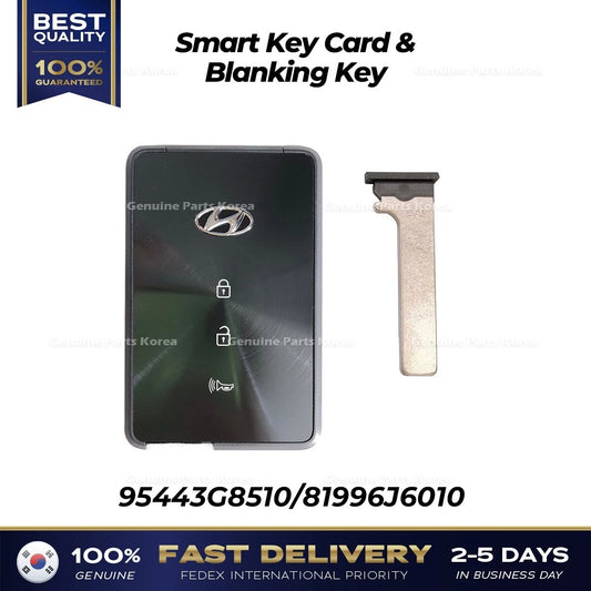 ⭐Genuine⭐ Smart Key Card & Blanking Key 95443G8510 for Hyundai Azera IG